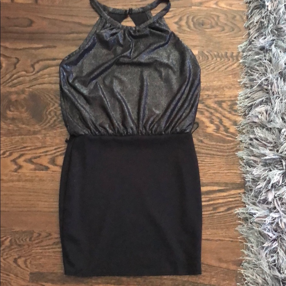 Black and silver girls dress.